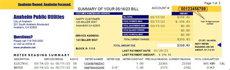 city of anaheim water bill.